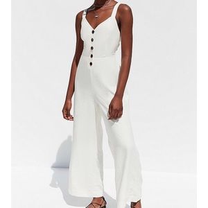 NWT wide leg linen jumpsuit Urban Outfitters